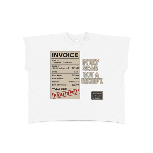 Raw Edge Boxy Non-Shrink T-Shirt